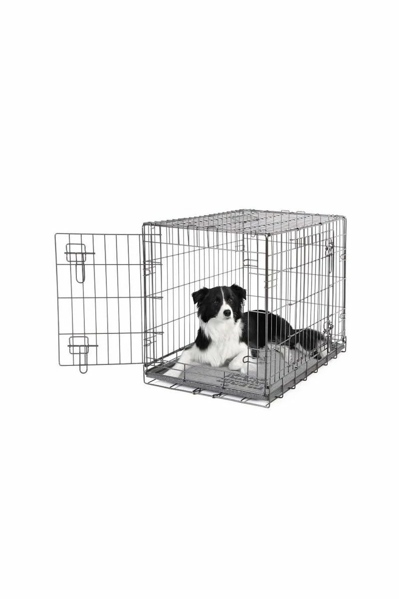 Dogit - 2 Door Black Wire Home Dog Crate - Medium (90582) 2 Dogit - 2 Door Black Wire Home Dog Crate - Medium (90582)