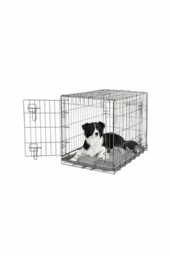 Dogit - 2 Door Black Wire Home Dog Crate - Large (90583)