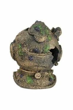 Aqua One Ruined Bronze Helmet - Large -UK Pet Equipment Sales Store aquaone ruined helmet