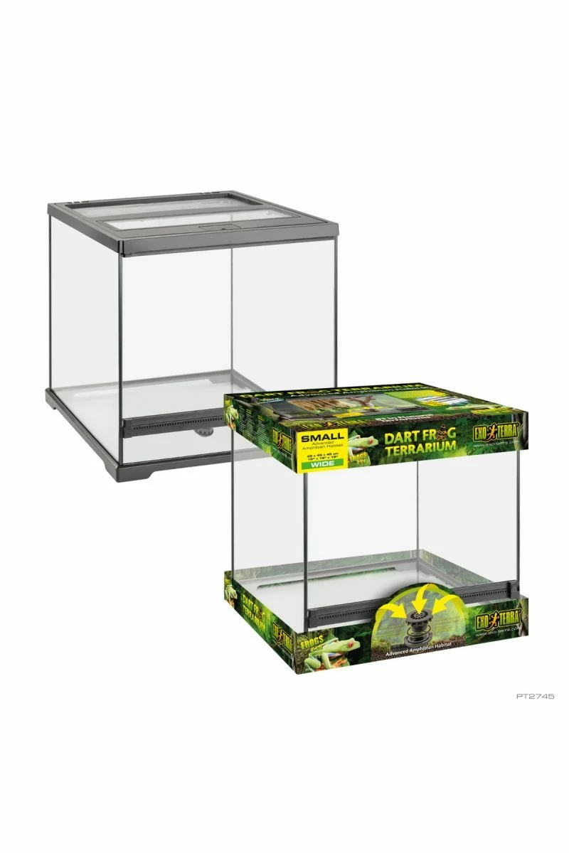 Exo Terra Dart Frog Glass Terrarium 45x45x45cm 8 Exo Terra Dart Frog Glass Terrarium 45x45x45cm - Image 6