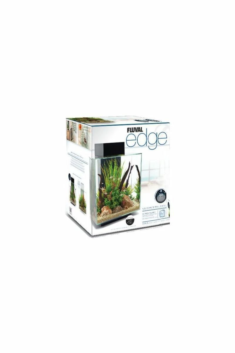 Fluval Edge 2.0 Aquarium 46 Litre - Gloss Black 4 Fluval Edge 2.0 Aquarium 46 Litre - Gloss Black - Image 2