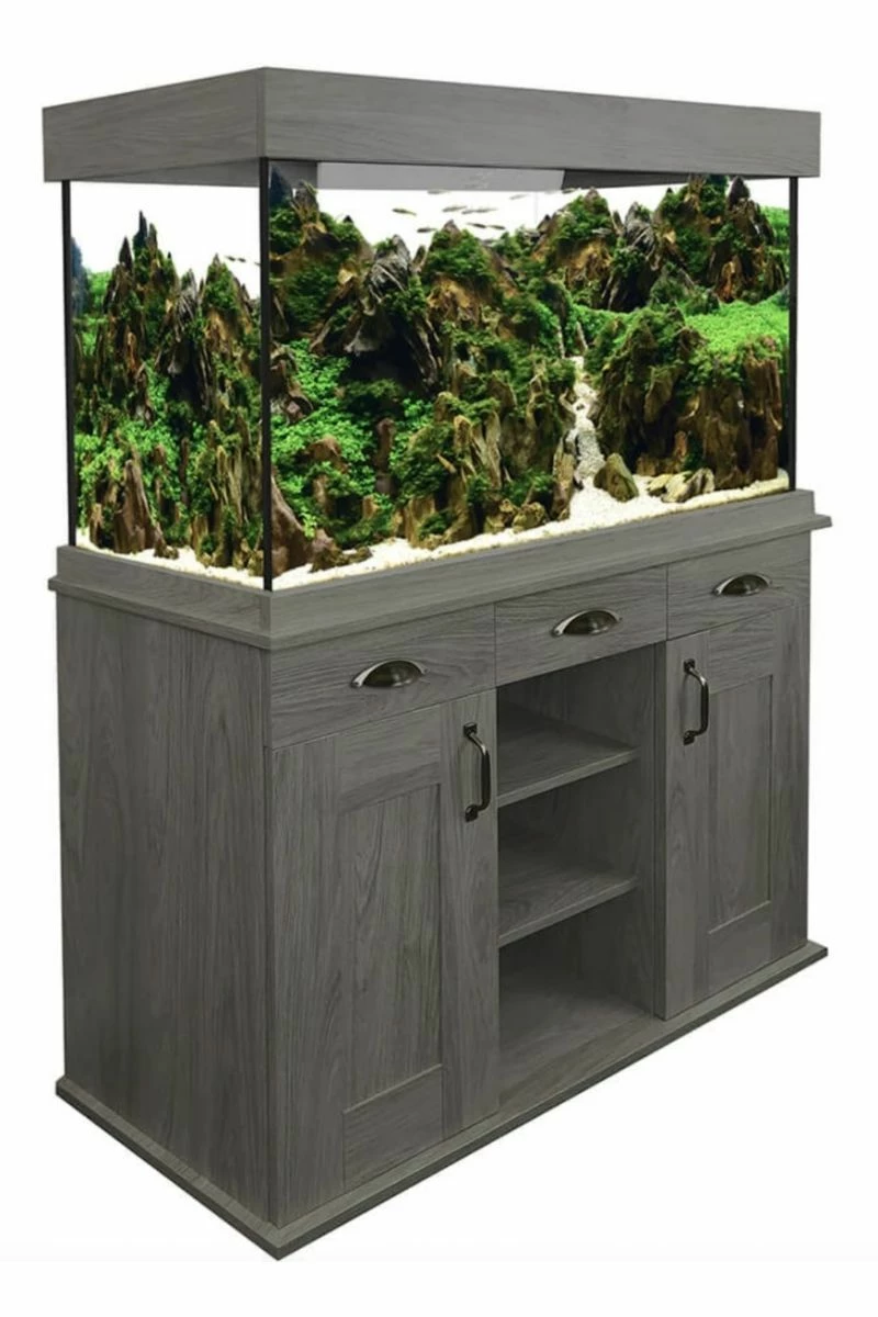 Fluval Shaker 252L Aquarium And Cabinet - Slate Grey 4 Fluval Shaker 252L Aquarium And Cabinet - Slate Grey - Image 2