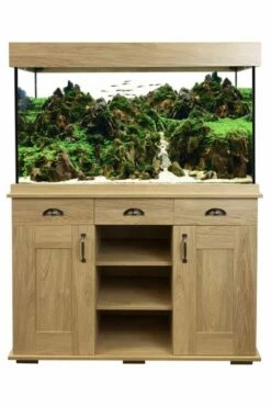 Fluval Shaker 252L Aquarium And Cabinet - Hampshire Oak