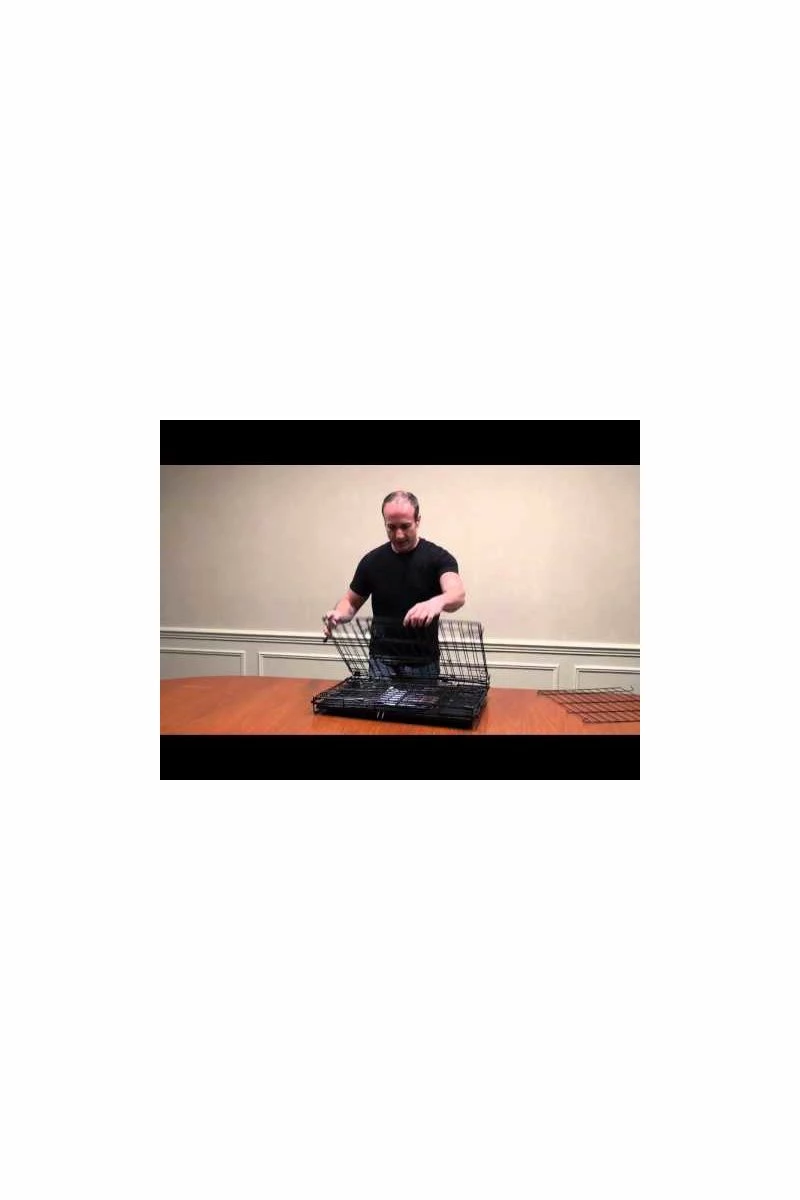 Dogit - 2 Door Black Wire Home Dog Crate - Extra Large (90584) 4 Dogit - 2 Door Black Wire Home Dog Crate - Extra Large (90584) - Image 2