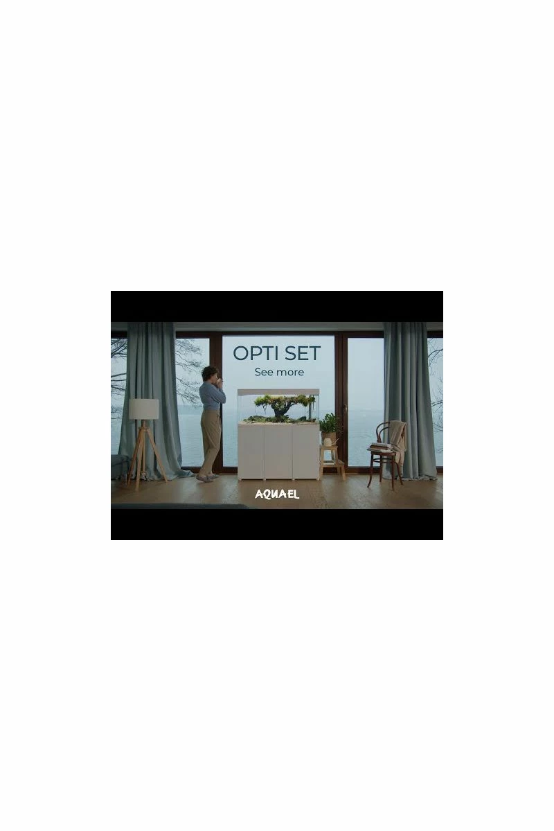 Aquael Opti Set 200 Aquarium & Cabinet - White 5 Aquael Opti Set 200 Aquarium & Cabinet - White - Image 3