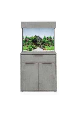 Aqua One OakStyle 110 Aquarium And Cabinet (Concrete)