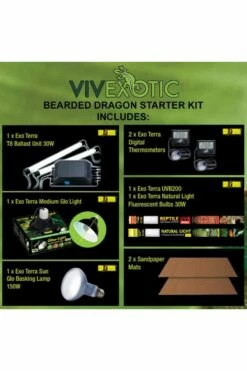 Vivexotic Bearded Dragon Vivarium & Kit With Cabinet Oak -UK Pet Equipment Sales Store pt4165 2 1