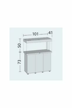 Juwel Rio 180 LED Aquarium & Cabinet -UK Pet Equipment Sales Store rio180dimensions