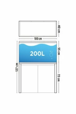 Fluval Roma 200 LED Aquarium Only - Walnut -UK Pet Equipment Sales Store roma 200 size 1 1