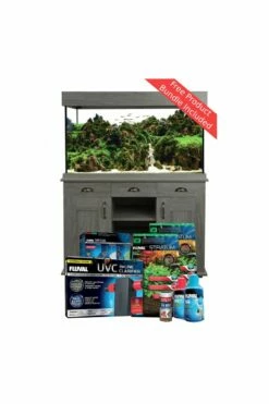 Fluval Shaker 345L Aquarium And Cabinet - Slate Grey