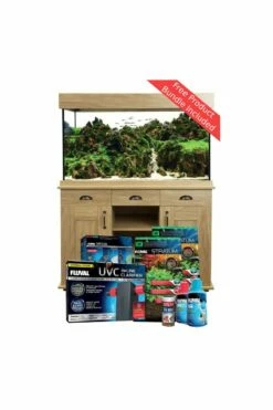 Fluval Shaker 345L Aquarium And Cabinet - Hampshire Oak