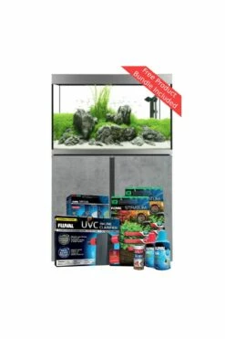 Fluval Siena 272 Aquarium & Cabinet - Chicago Concrete