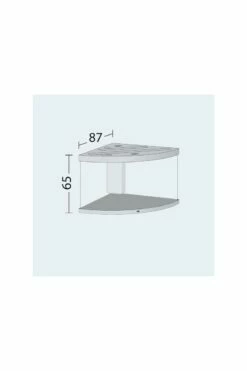 Juwel Trigon 350 LED Aquarium & Cabinet -UK Pet Equipment Sales Store trigon350dimensions 1